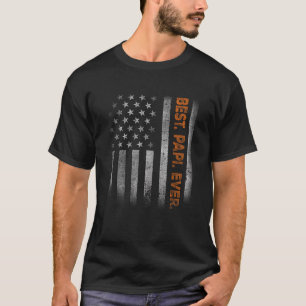 T-shirt Papi American Flag Fête des pères pour grand-père 