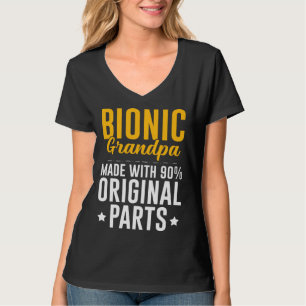 T-shirt Papi Bionique Remplacement Genou Hanche Hommes 90