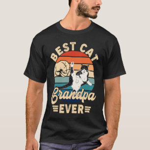 T-shirt Papi Chat Meilleur Papi Chat Ever Paw Coup de Po