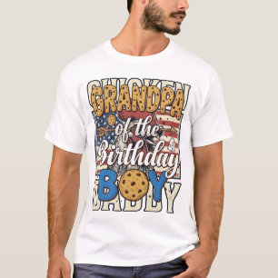 T-shirt Papi du gâteau d'anniversaire Cookie Milk Shirt De