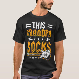 T-shirt Papi fait rocker la guitare de papa