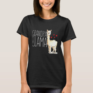 T-shirt Papi Lama Tribu de Famille Associée Papa