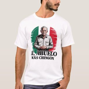 T-shirt Papi L'Ancêtre Le Plus Dément Drapeau Mexicain