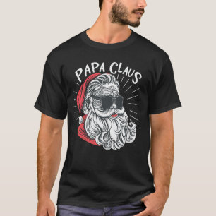 T-shirt Papi Noël grand-père Santa drôle Xmas Noël Paja