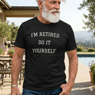 T-shirt Papi retraite simple drôle