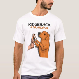 T-shirt Papi rhodésien Ridgeback amateur de chiens grand-p