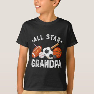 T-shirt Papi Toutes Étoiles Du Garçon D'anniversaire Sketl