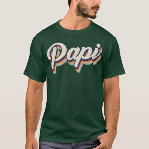 T-shirt Papi Vintage rétro