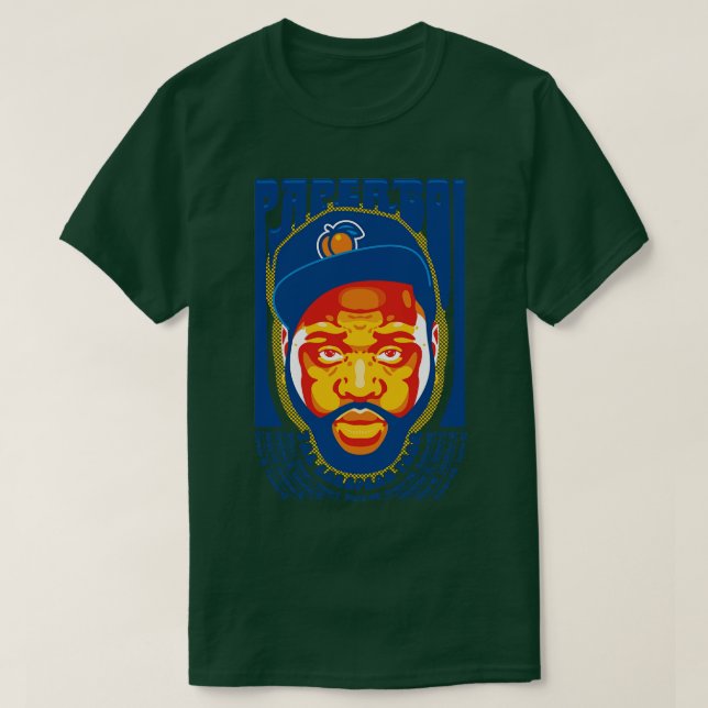 T-shirt Papier Boi La tournée européenne (Design devant)
