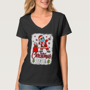 T-shirt Papier de toilette Père Noël Dabbing Face Mask 202