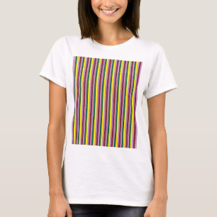 T-shirt Papier d'emballage rouge et orange avec une finiti