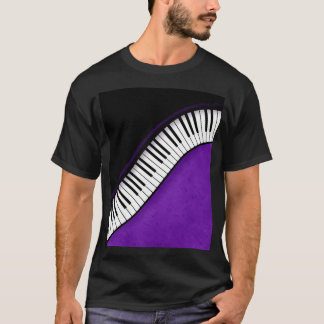 T-shirt Papier peint de musique de piano Graphisme