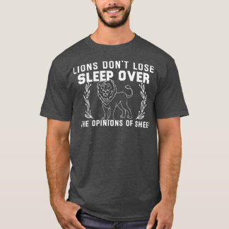 T-shirt papier peint motivationnel citation lions donx27t 