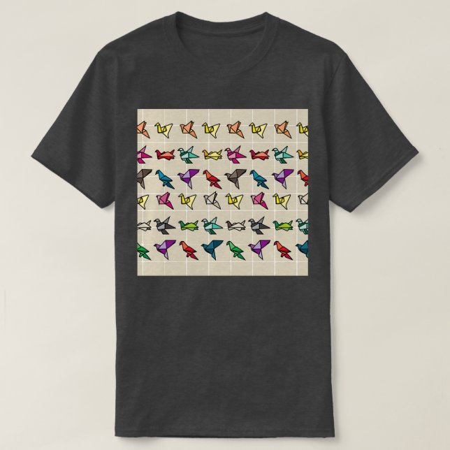 T-shirt Papier pliable Origami Art 1 (Design devant)