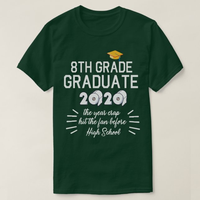 T-shirt Papier toilette de 8e année 2020 Les années Arc (Design devant)