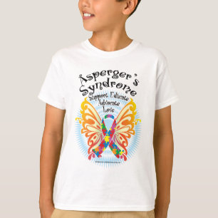 T-shirt Papillon 3 de syndrome d'Asperger