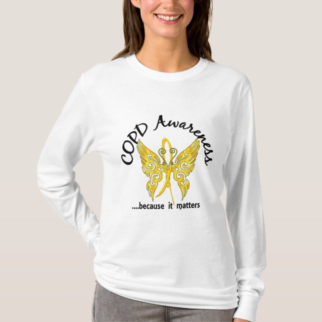 T-shirt Papillon 6,1 COPD (Devant)