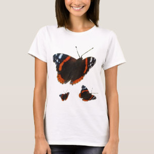 T-Shirt Papillon Amiral Rouge