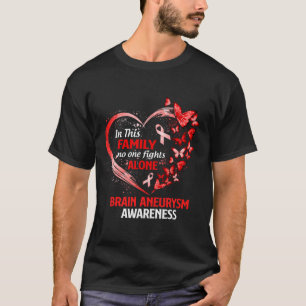 T-shirt Papillon Aneurysme Cerveau Famille