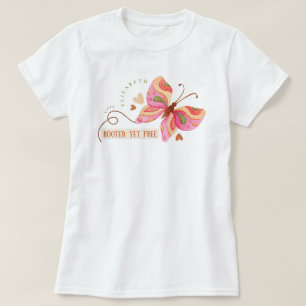T-shirt Papillon aquarelle coloré motivation bohème