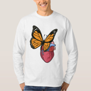 T-shirt Papillon au coeur