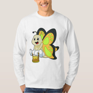 T-shirt Papillon au miel