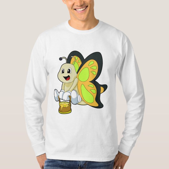 T-shirt Papillon au miel (Devant)