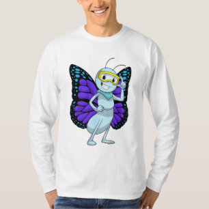 T-shirt Papillon aux lunettes