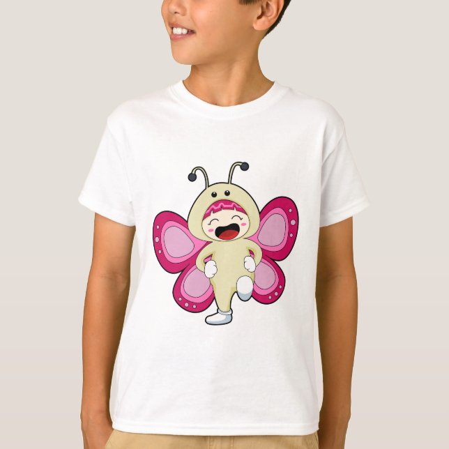 T-shirt Papillon avec costume (Devant)