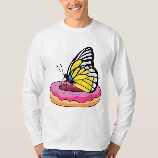 T-shirt Papillon avec Donut (Devant)
