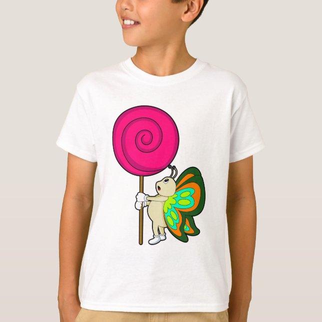 T-shirt Papillon avec Lollipop (Devant)