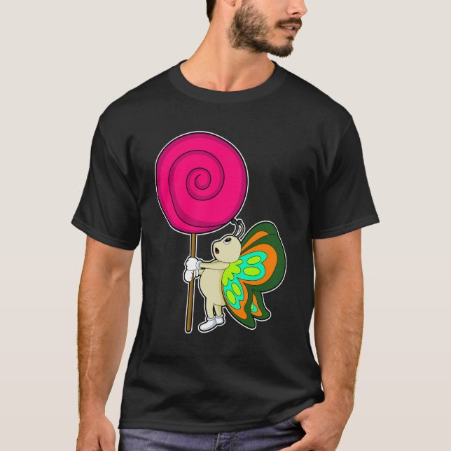 T-shirt Papillon avec Lollipop (Devant)