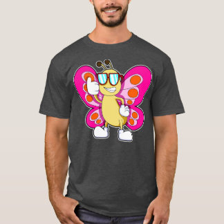 T-shirt Papillon avec lunettes de soleil