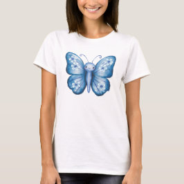 T-shirt Papillon bleu