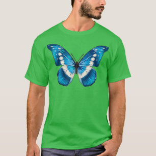 T-shirt Papillon bleu Cure