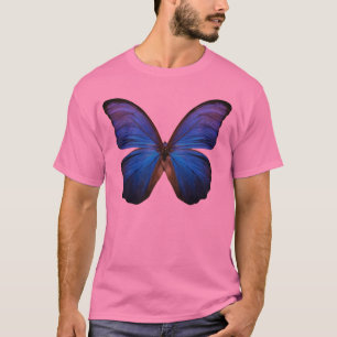 T-shirt Papillon bleu magnifique de Morpho