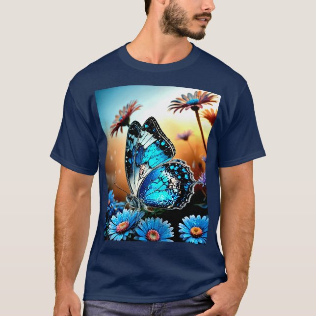 T-shirt Papillon brillant (Devant)