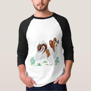 T-shirt Papillon Chien & Papillon OEil aux yeux