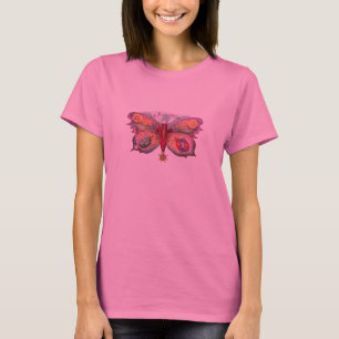 T-shirt Papillon Cigar Antique Peinture publicité