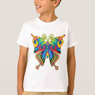 T-shirt Papillon coloré
