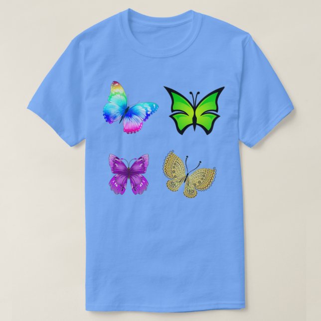 T-shirt Papillon coloré 3 (Design devant)