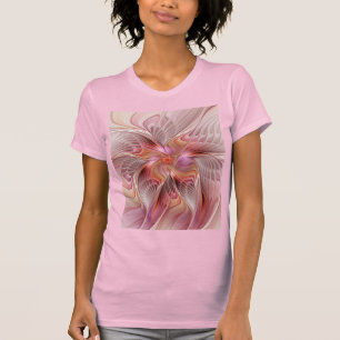 T-shirt Papillon Coloré Abstrait Art Fantastique Fractal