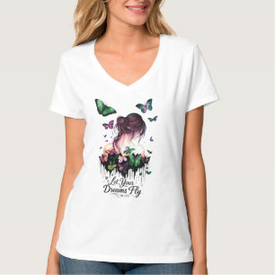 T-Shirt Papillon Coquette Fairycore Enjouée A