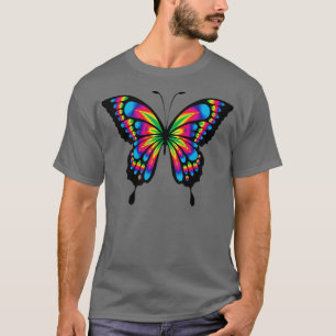 T-shirt Papillon dans un design coloré prismatique