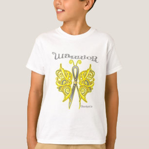 T-shirt Papillon de Celtic de guerrier de Cancer de