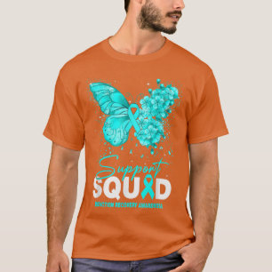 T-shirt Papillon de l'équipe de soutien de la sensibilisat