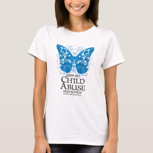 T-shirt Papillon de mauvais traitement à enfant
