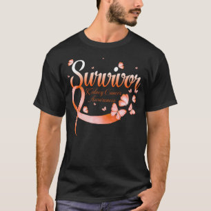 T-shirt Papillon de sensibilisation au cancer du rein du s