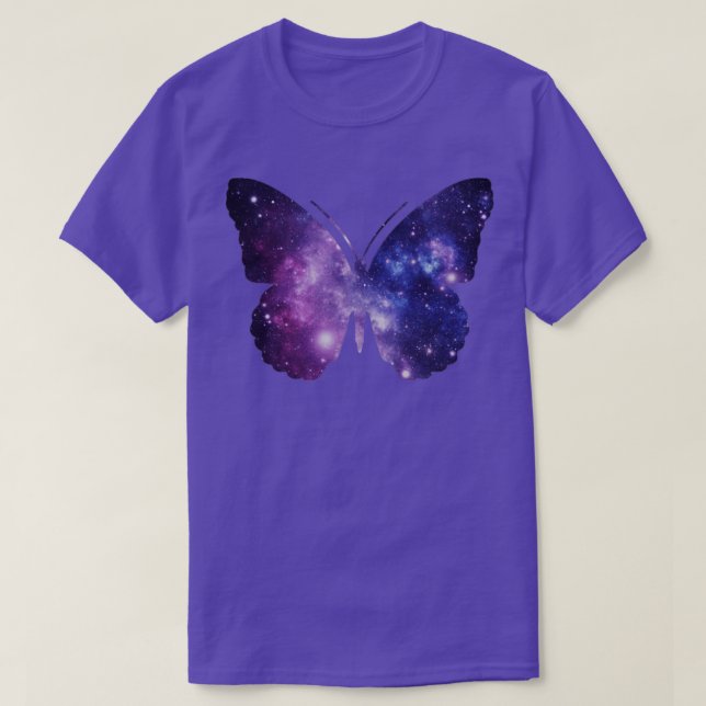 T-shirt Papillon d'espace pourpre (Design devant)