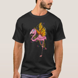 T-shirt Papillon d'insectes Zoo Animal Oiseau mignon Flamm